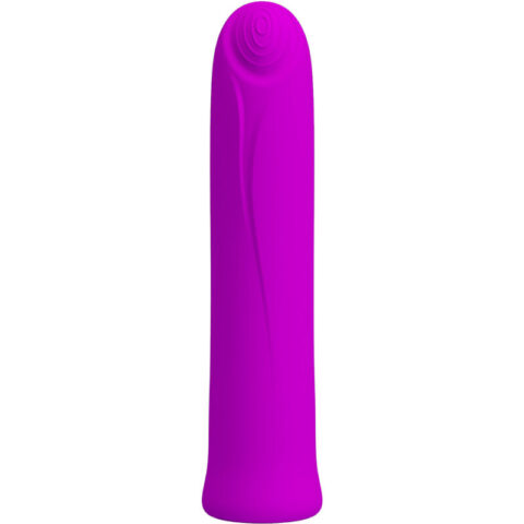 Vibrateur curtis mini super power 12 vibrations en silicone violette — PRETTY LOVE