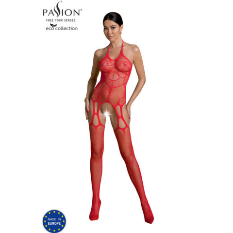Bodystocking ECO collection ECO BS002 rouge — PASSION