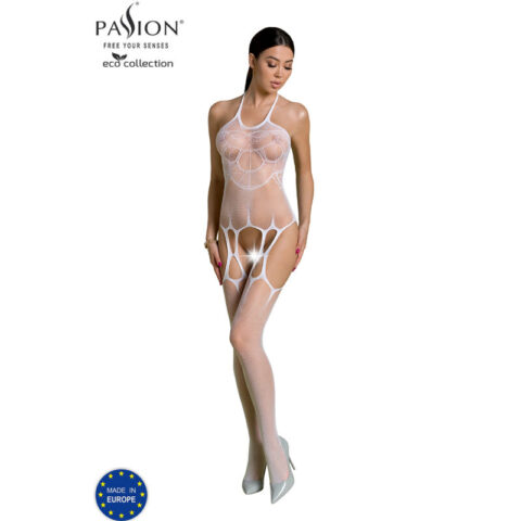 Bodystocking ECO collection ECO BS002 blanc — PASSION