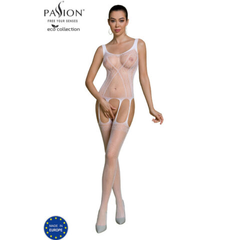 Bodystocking ECO collection ECO BS007 blanc — PASSION