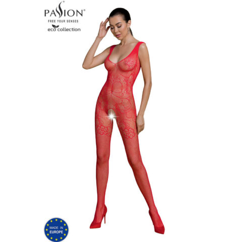 Bodystocking ECO collection ECO BS012 rouge — PASSION