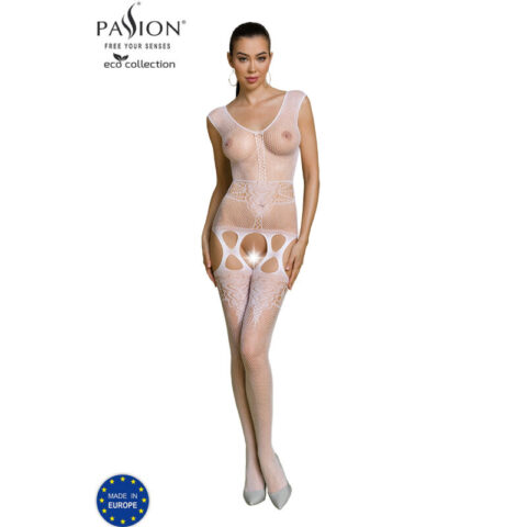 Bodystocking ECO collection ECO BS014 blanc — PASSION
