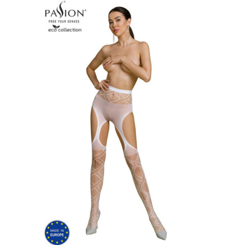 Bodystocking ECO collection ECO S005 blanc — PASSION