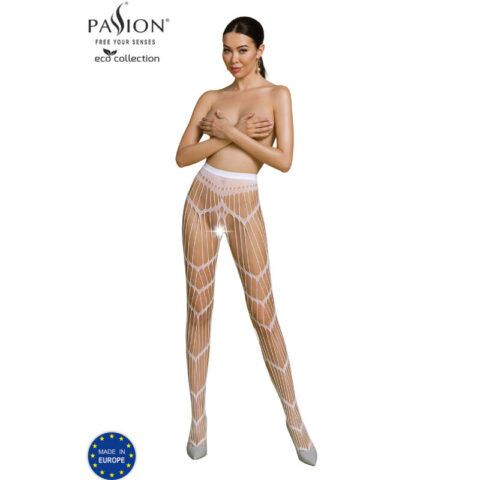 Bodystocking ECO collection ECO S006 blanc — PASSION