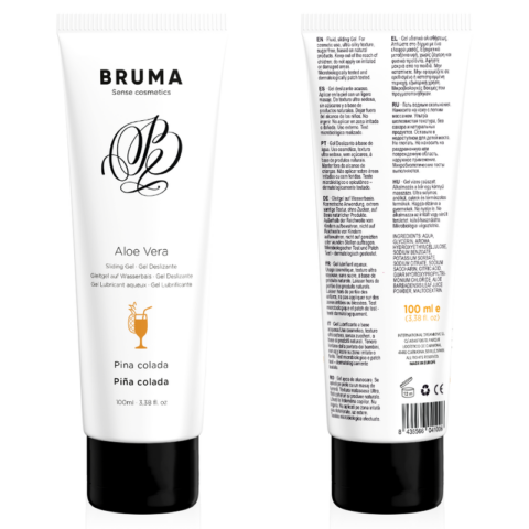 Gel glissant à l''aloe vera saveur pina colada 100 ML