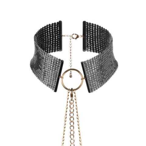 Désir métallique collier métallisé noir — BIJOUX INDISCRETS