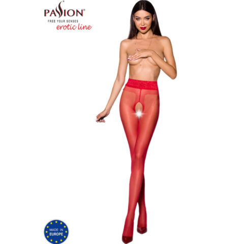 Tiopen 001 collant rouge 1/2 20 DEN