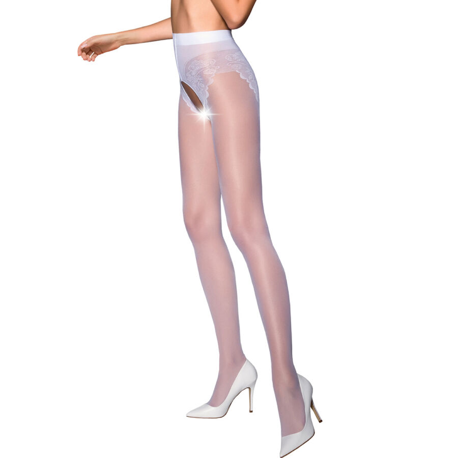 Tiopen 006 collant blanc 3/4 30 DEN — PASSION, vue 2