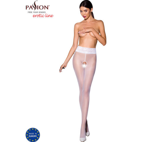 Tiopen 008 collant blanc 3/4 30 DEN — PASSION