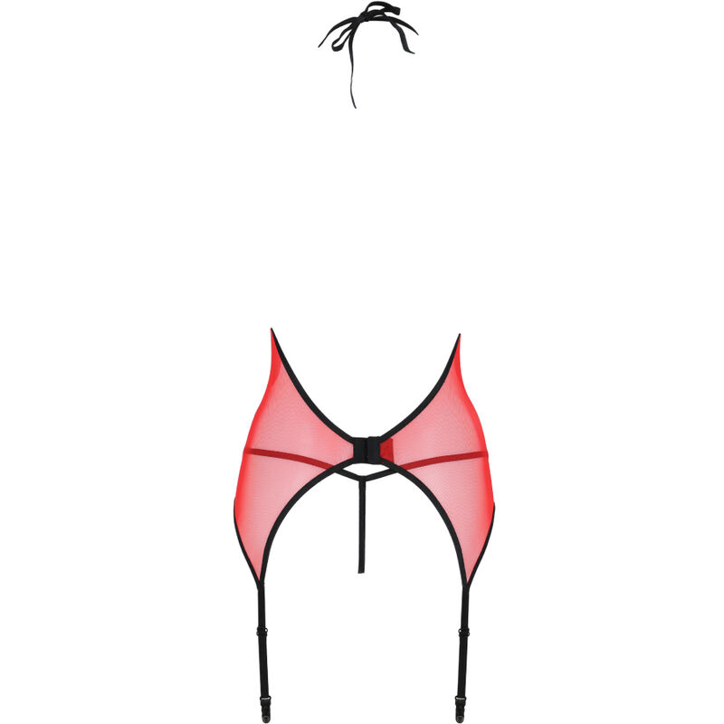 Peonia corset ligne érotique rouge S/M — PASSION, vue 5