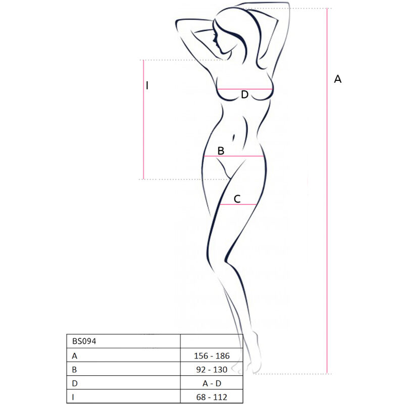 Bodystocking rouge taille unique — PASSION, vue 5