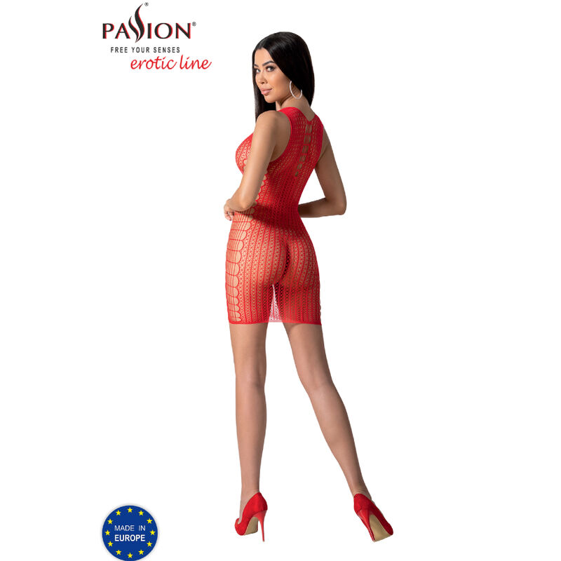 Bodystocking rouge taille unique — PASSION, vue 4