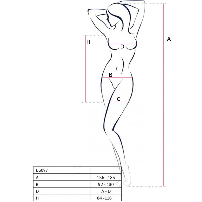Bodystocking rouge taille unique — PASSION, vue 5