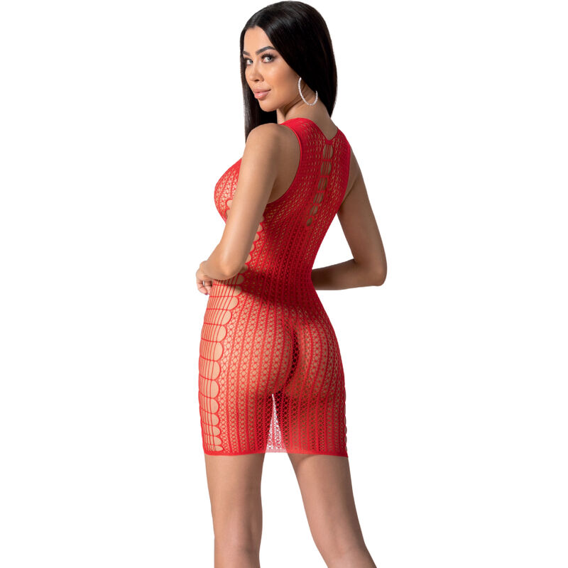 Bodystocking rouge taille unique — PASSION, vue 2