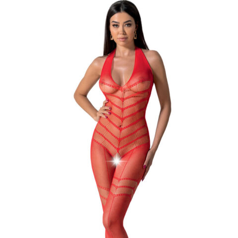 Bodystocking rouge taille unique — PASSION