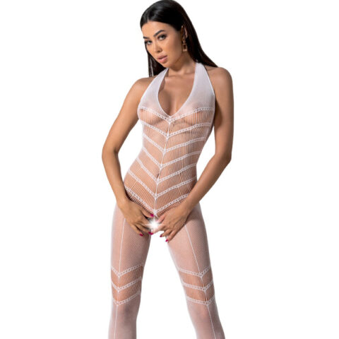 Bodystocking blanc BS100 taille unique — PASSION