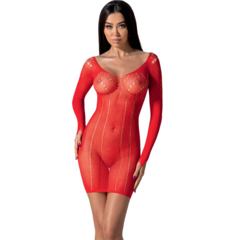 Bodystocking rouge taille unique — PASSION