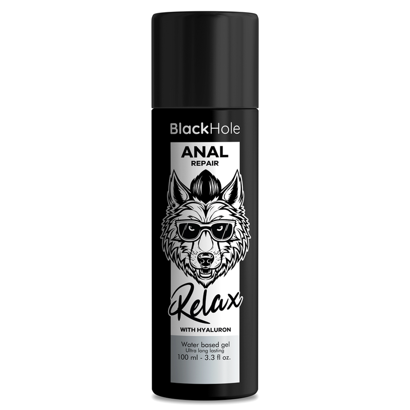 Réparation anale relax à base d'eau avec hyaluron 100 ML — BLACK HOLE