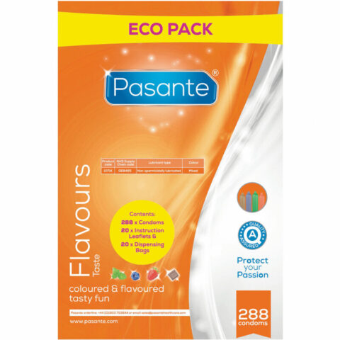 Préservatifs ECO pack saveurs SAC 288 unités — PASANTE