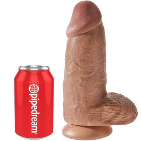 Pénis réaliste chubby 23 CM caramel — KING COCK