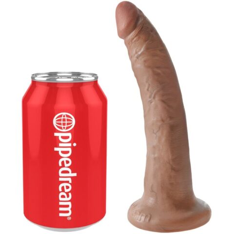 Pénis réaliste 17.5 CM caramel — KING COCK