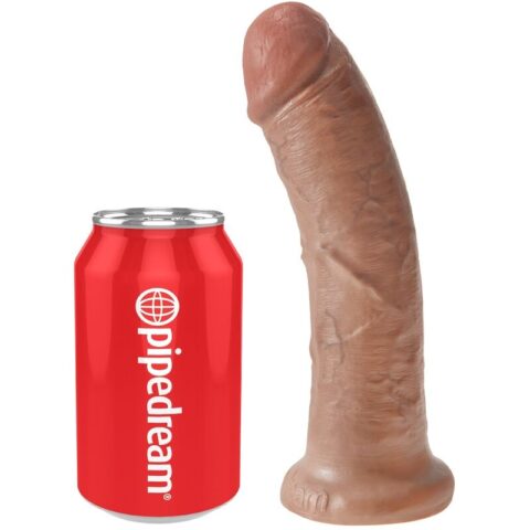 Pénis réaliste 19.5 CM caramel — KING COCK