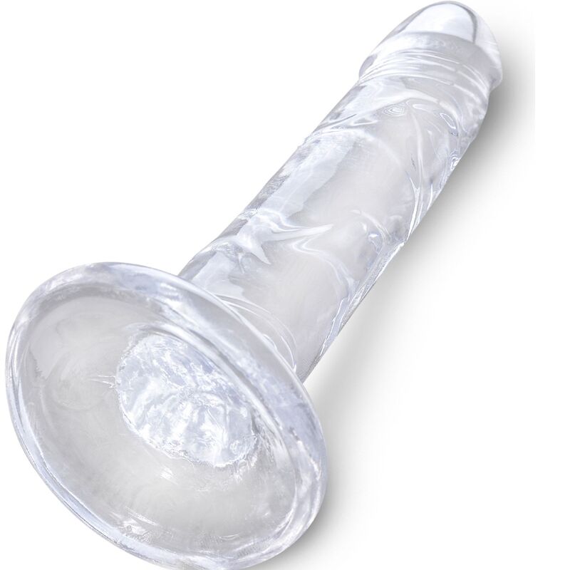 Clear pénis réaliste 15.5 CM transparent — KING COCK, vue 3