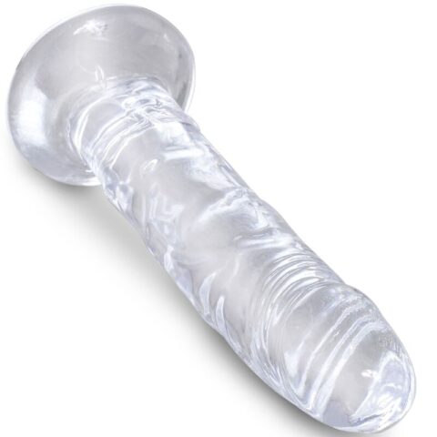 Clear pénis réaliste 15.5 CM transparent — KING COCK