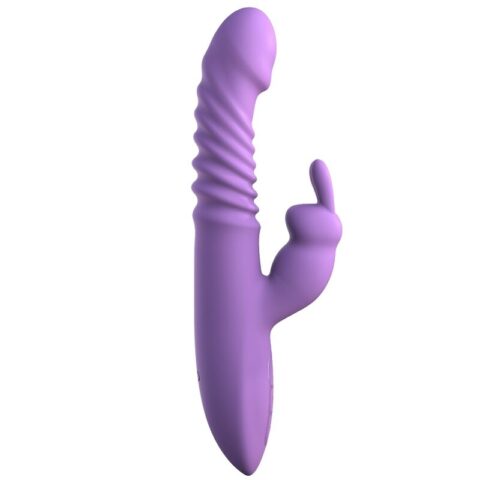 Stimulateur de clitoris de lapin avec fonction chaleur oscillation et vibration violet — FANTASY FOR HER