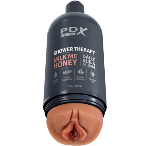 PDX plus - masturbateur stroker conception de bouteille discrète milk ME honey candy shampooing