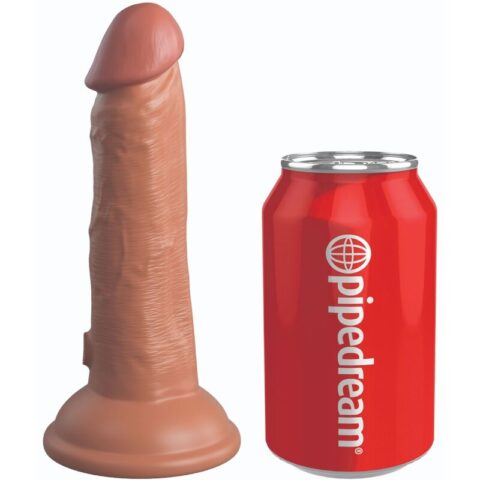 Elite gode réaliste en silicone 15.2 CM caramel — KING COCK