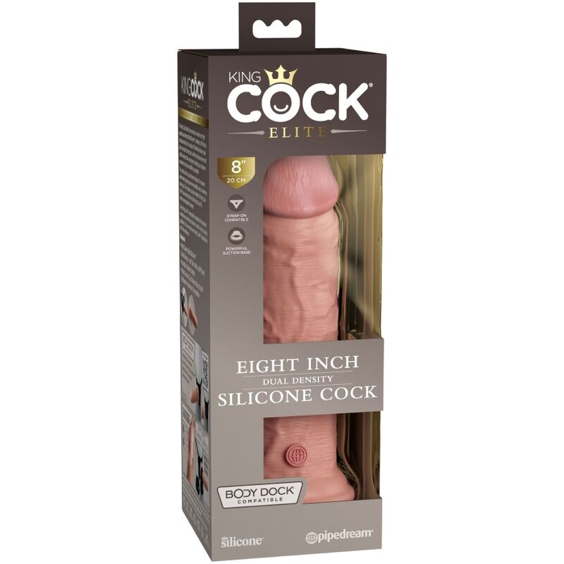 Elite gode réaliste en silicone 20.3 CM — KING COCK, vue 5