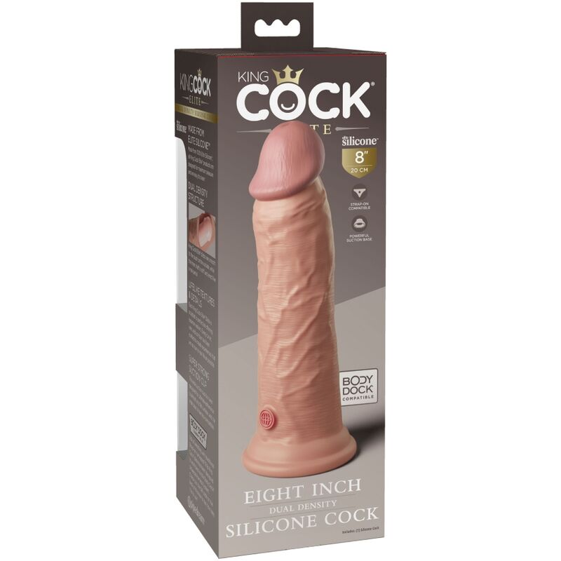 Elite gode réaliste en silicone 20.3 CM — KING COCK, vue 6