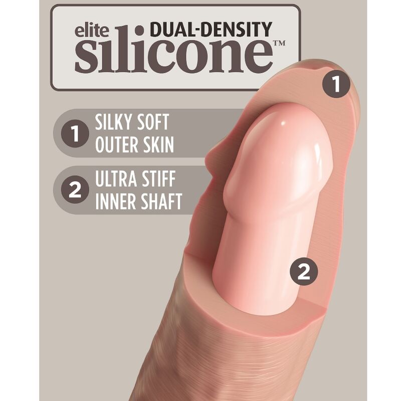 Elite gode réaliste en silicone 20.3 CM — KING COCK, vue 4