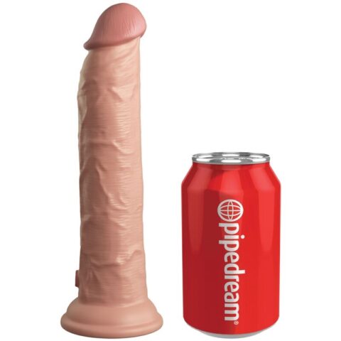 Elite vibrateur gode réaliste & télécommande en silicone 23 CM — KING COCK