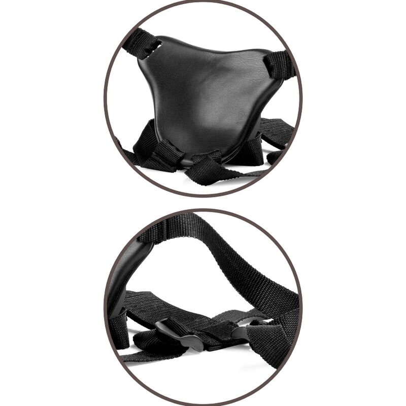 Elite harnais réglable confortable avec gode 17.8 CM — KING COCK, vue 9