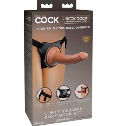 Elite harnais réglable confortable avec gode 17.8 CM — KING COCK