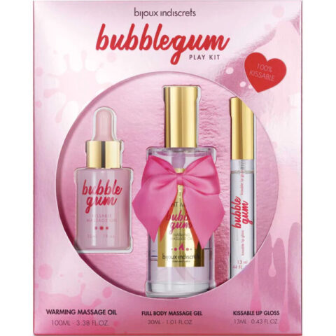 KIT de JEU bubblegum avec huile, gel et brillant lèvres — BIJOUX INDISCRETS