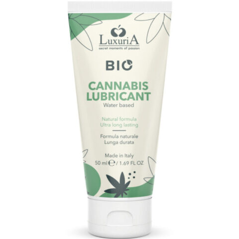 Luxuria lubrifiant base d'eau BIO cannabis 50 ML — INTIMATELINE