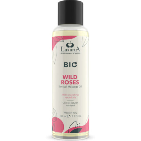 Huile de massage BIO roses sauvages 100 ML — INTIMATELINE LUXURIA