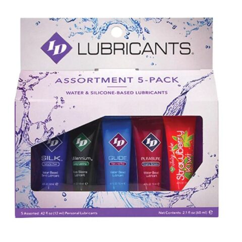 Assortiment de 5 tubes de lubrifiant 12 ML — ID JUICY LUBE
