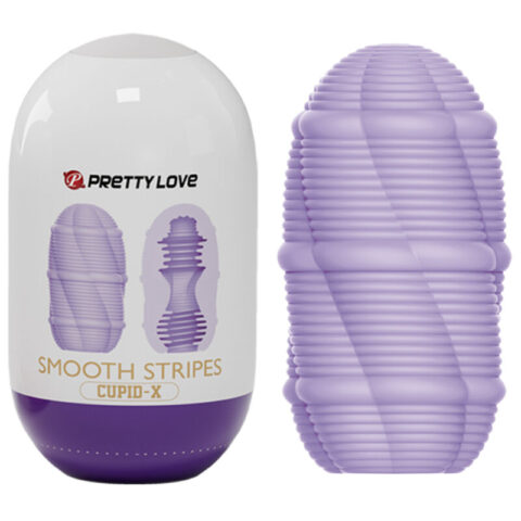Oeuf masturbateur cupid rayures lisses — PRETTY LOVE