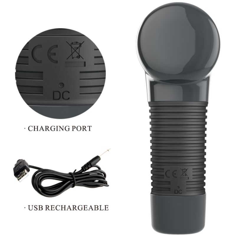 Masseur rechargeable 7 fonctions 5 vitesses — PRETTY LOVE, vue 6