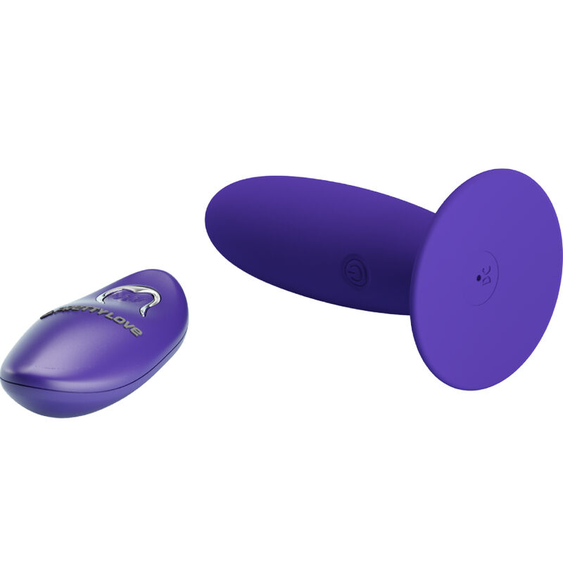 Vibrateur anal youth plug télécommande violet — PRETTY LOVE, vue 3