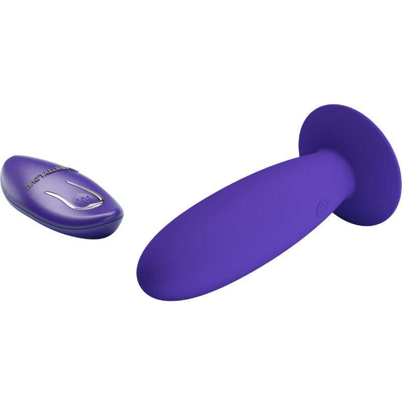 Vibrateur anal youth plug télécommande violet — PRETTY LOVE, vue 2