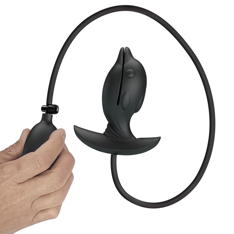 Plug anal delfin gonflable & rechargeable — PRETTY LOVE, vue 5