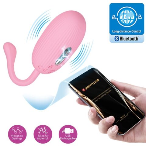 Oeuf vibrant rechargeable rose doreen — PRETTY LOVE