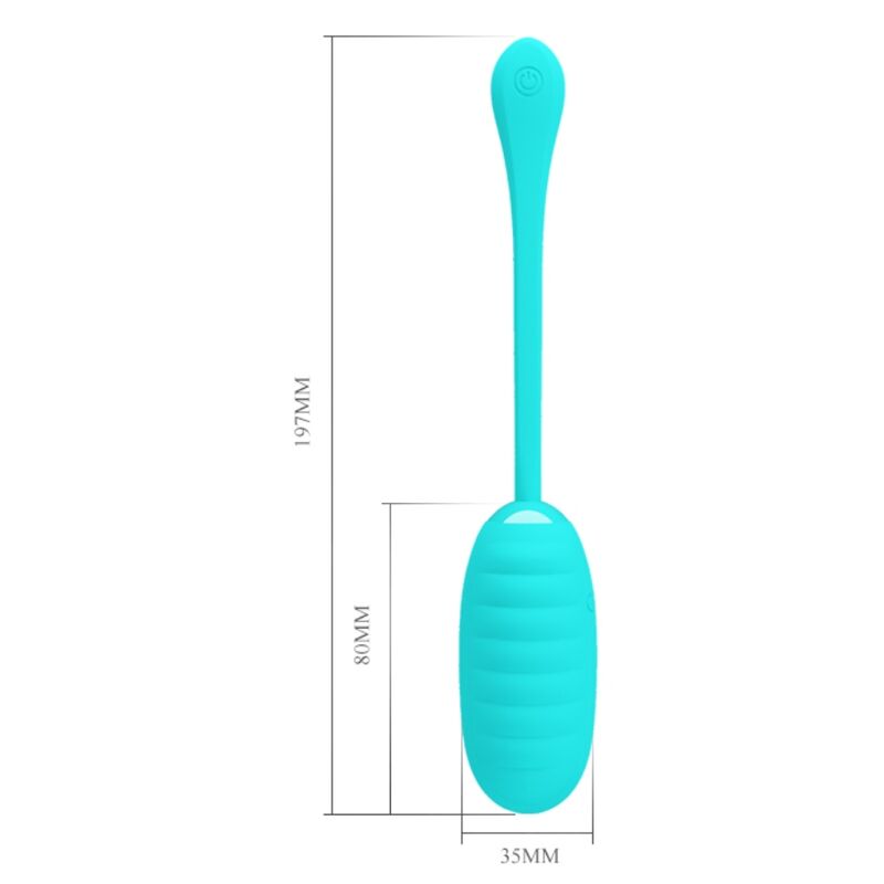 Kirk oeuf vibrant rechargeable vert clair — PRETTY LOVE, vue 8