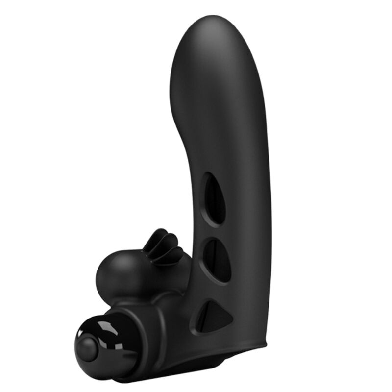 Couvercle de doigt vibrateur orlando noir — PRETTY LOVE, vue 2