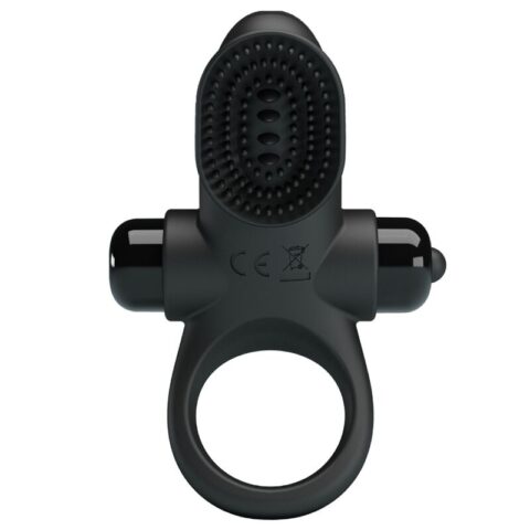 Vibrator ring II pour le pénis noir — PRETTY LOVE